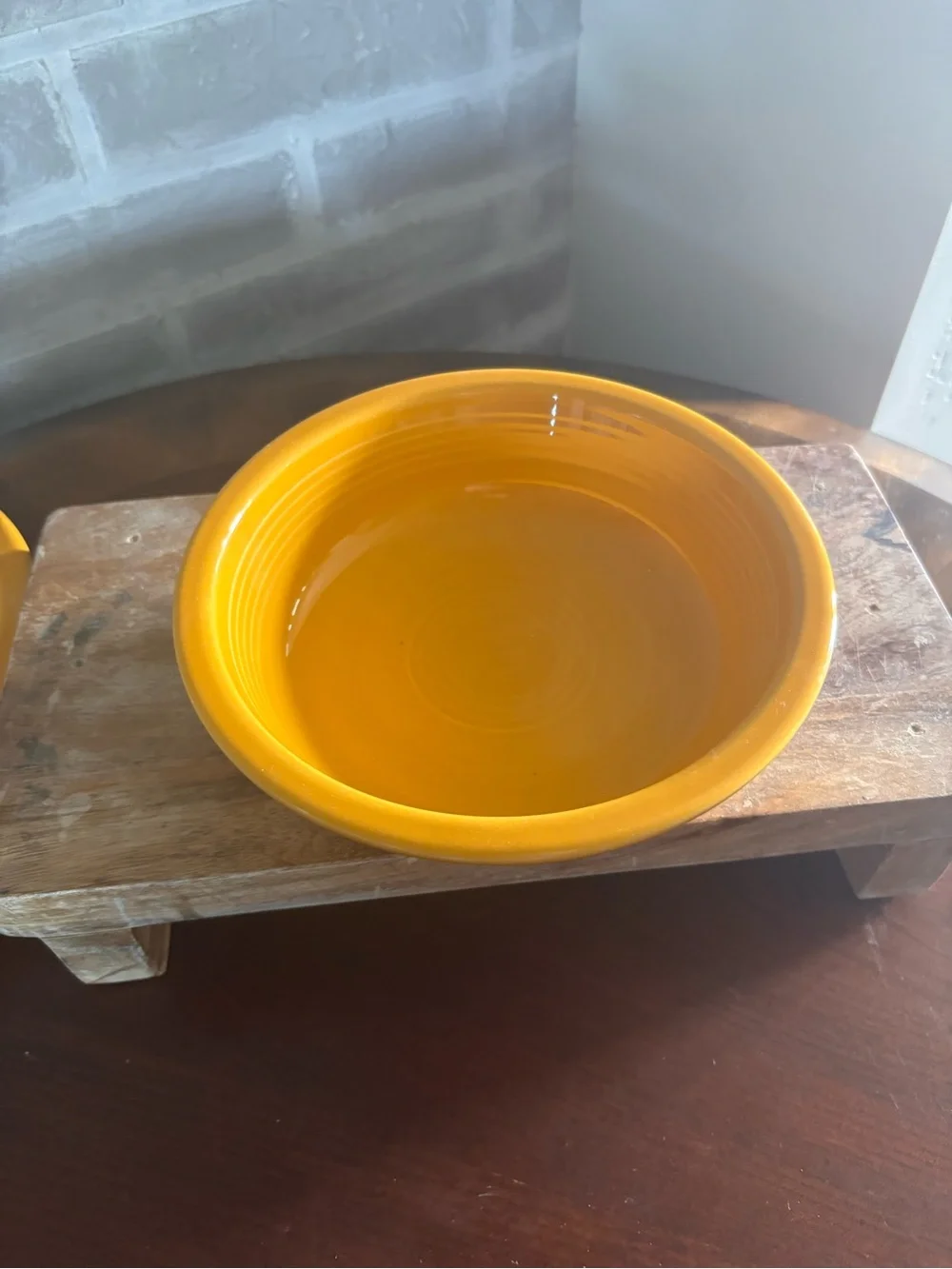 4 Fiestaware Homer laughlin  yellow/marigold Bowls and Plates